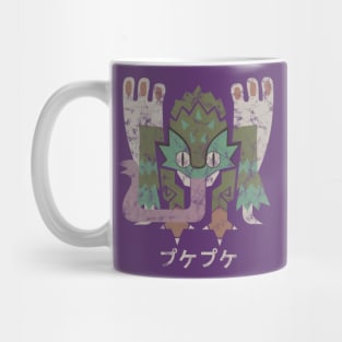 Pukei-Pukei Distressed Icon Kanji Mug